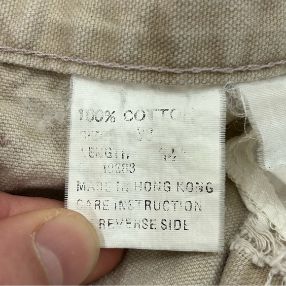 Vintage 90s Brittgear Khaki Beige Casual Flat Front Work Pants Men’s 38 Waist. - Picture 4 of 8